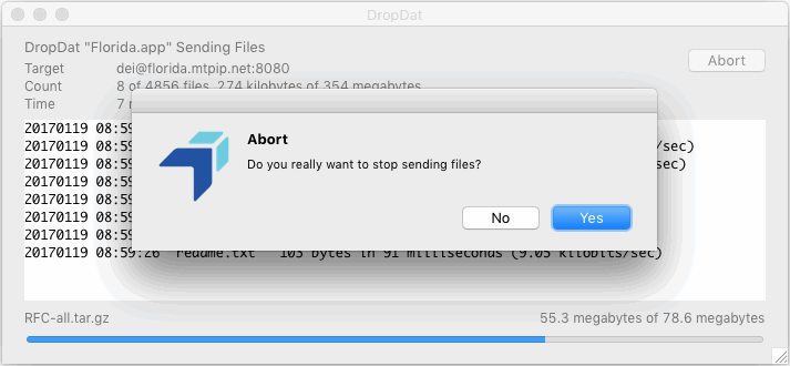 Abort Dialog