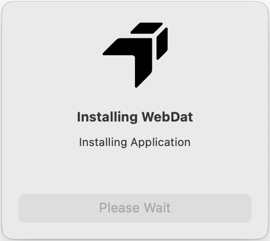 WebDat Installation Alert