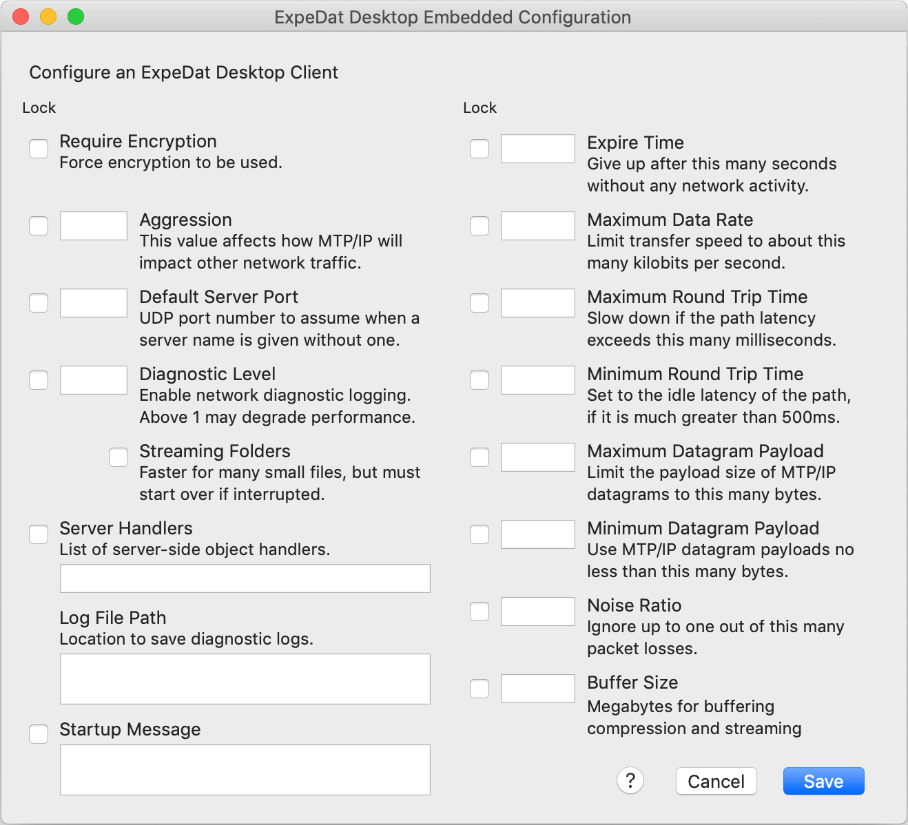 DropDat Dialog for ExpeDat Desktop